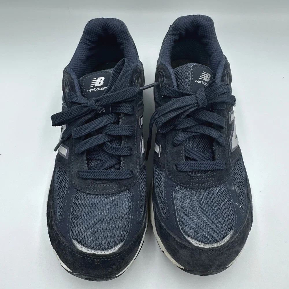 New Balance 990v5‎ Kids Youth Navy Suede Mesh Running Shoes Sneakers US5.5Y 2020